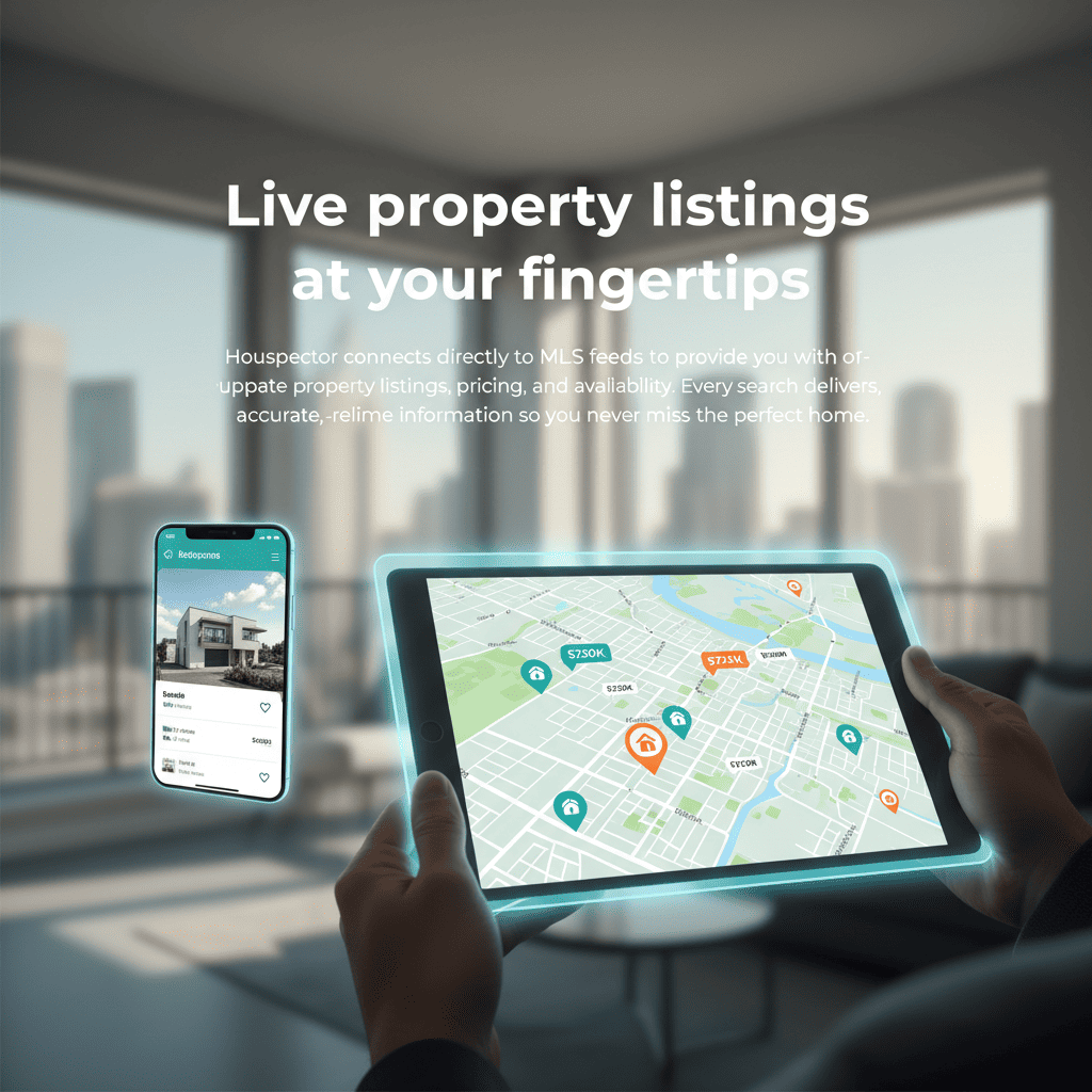 Live property listings at your fingertips