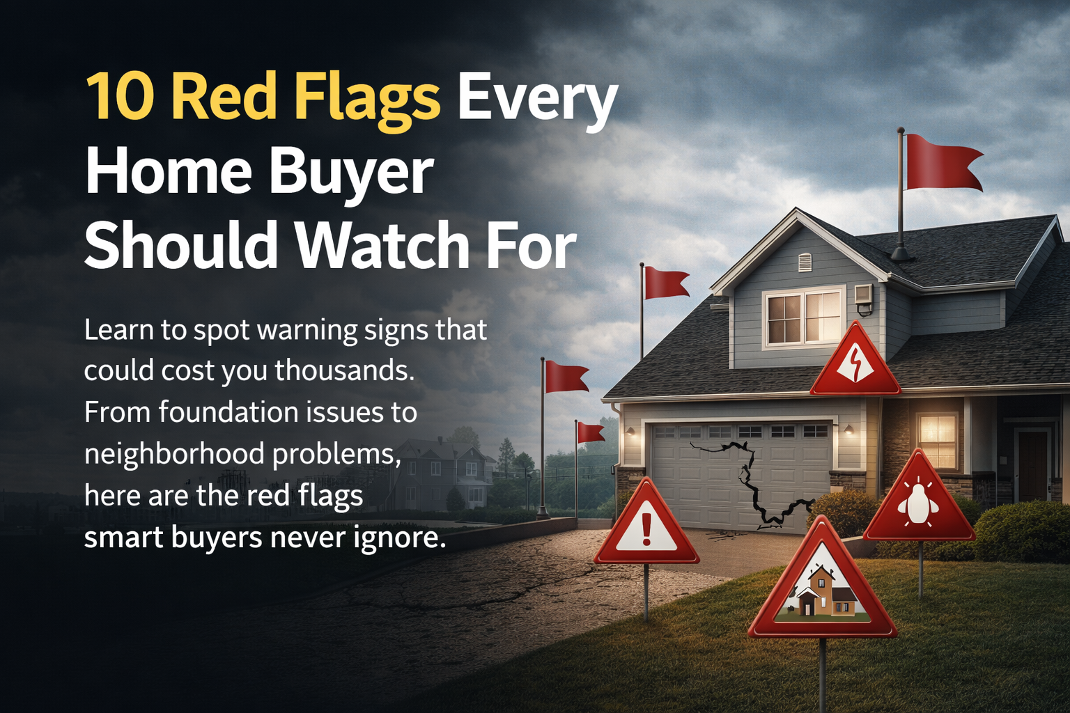 10 Red Flags Every Home Buyer Should Watch For